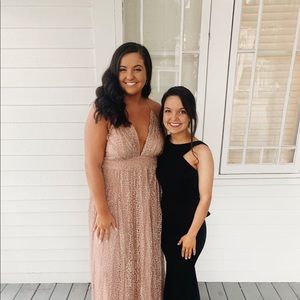 Soft pink formal dress